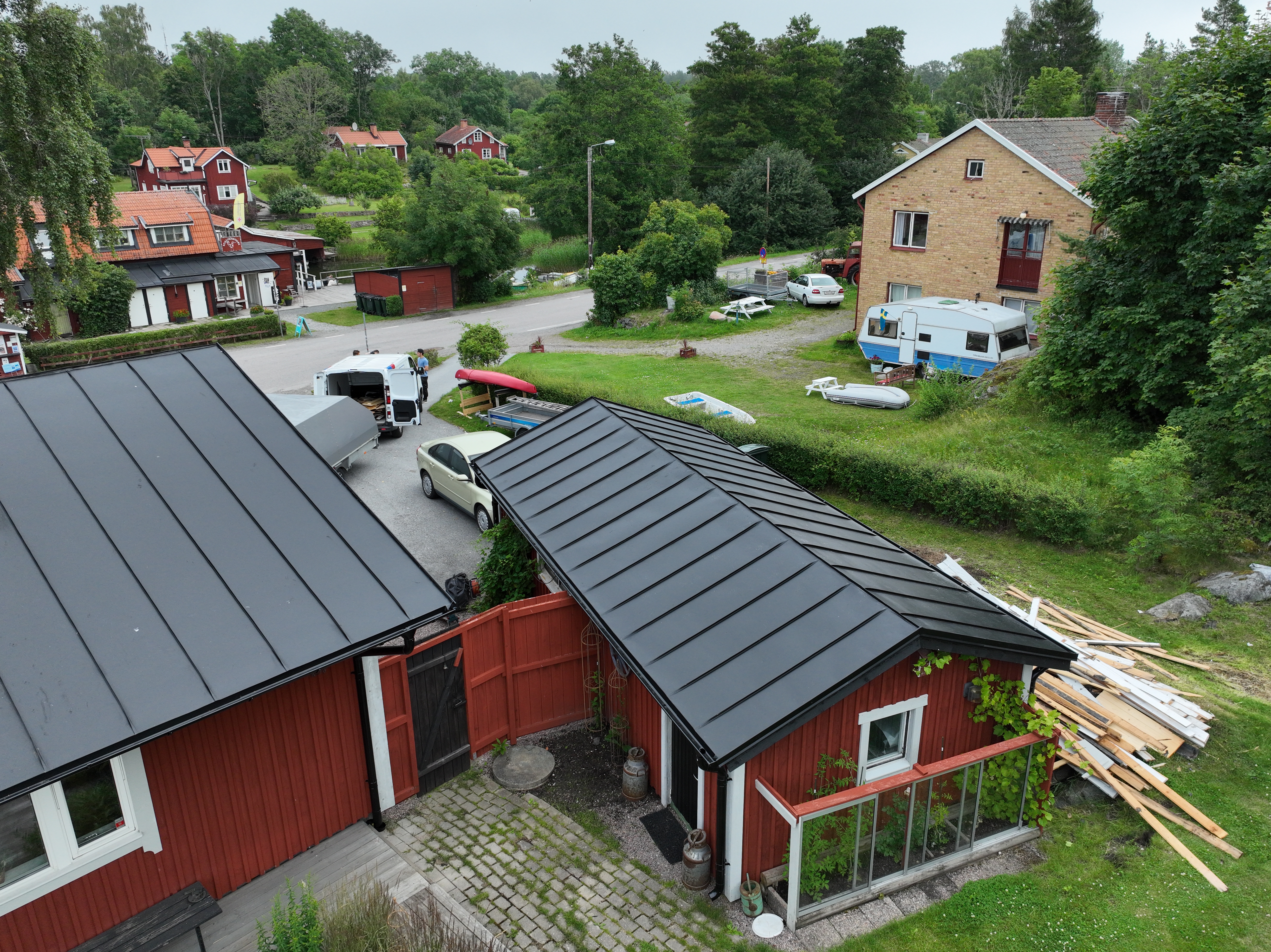 Papptak i Gällivare